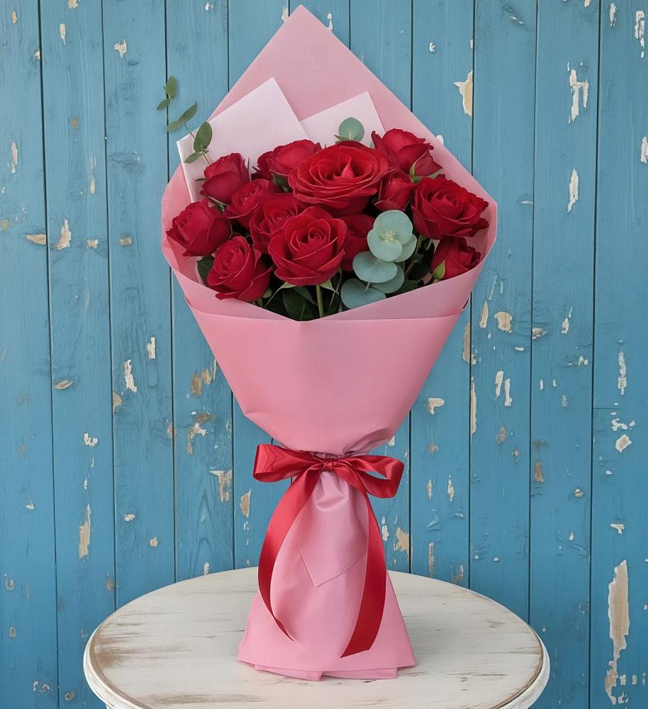 Букет цветов из: Розы в Поселок имени Карла Либкнехта