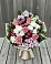 Букет цветов из: Альстромерии, Гвоздики, Розы и Хризантемы в Поселок имени Карла Либкнехта