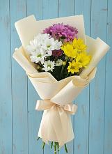 Букет цветов из:  Хризантемы в Поселок имени Карла Либкнехта