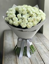 Букет 35 Белых роз в Поселок имени Карла Либкнехта
