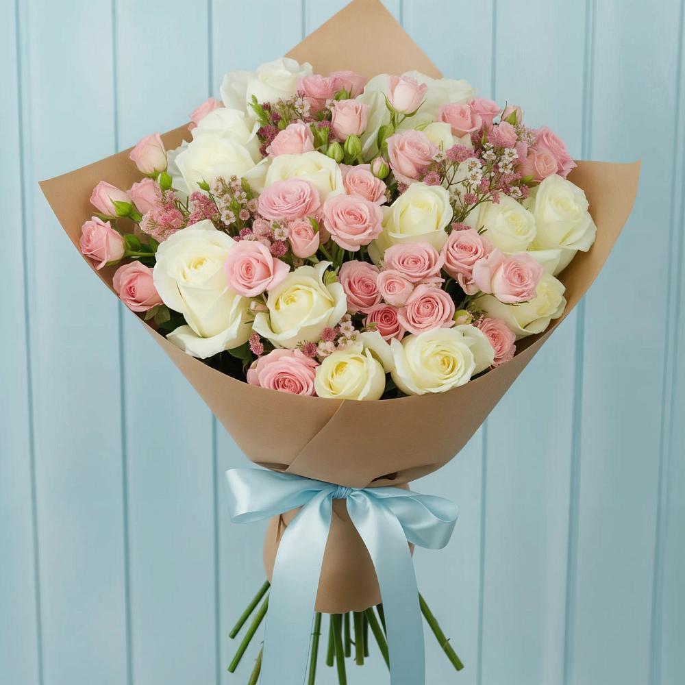 Букет цветов из: Розы в Поселок имени Карла Либкнехта