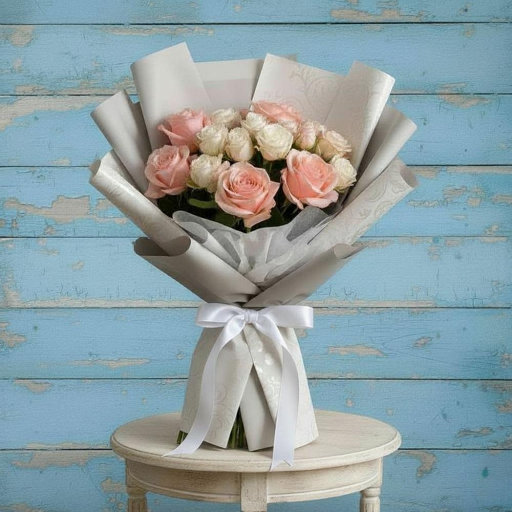 Букет цветов из: Розы в Поселок имени Карла Либкнехта