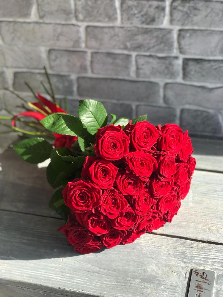 Букет Красные розы Фридом в Поселок имени Карла Либкнехта