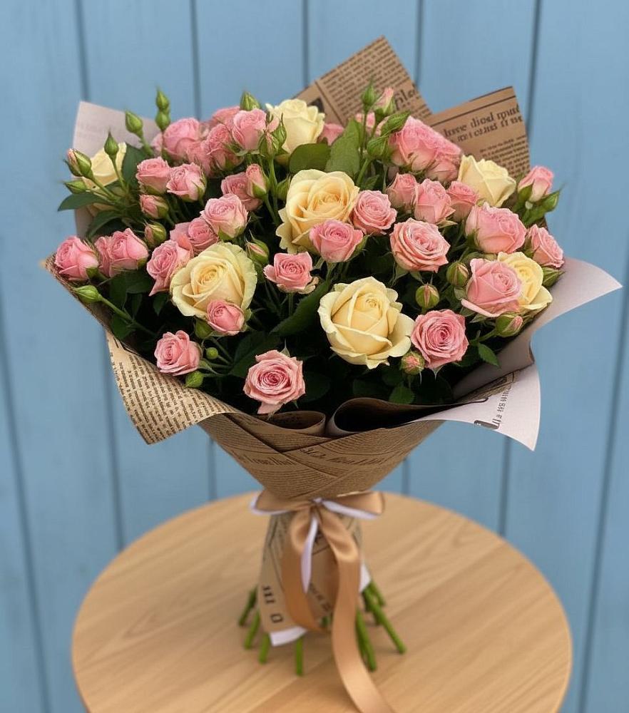 Букет цветов из: Розы в Поселок имени Карла Либкнехта