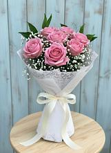 Букет цветов из:  Розы в Поселок имени Карла Либкнехта