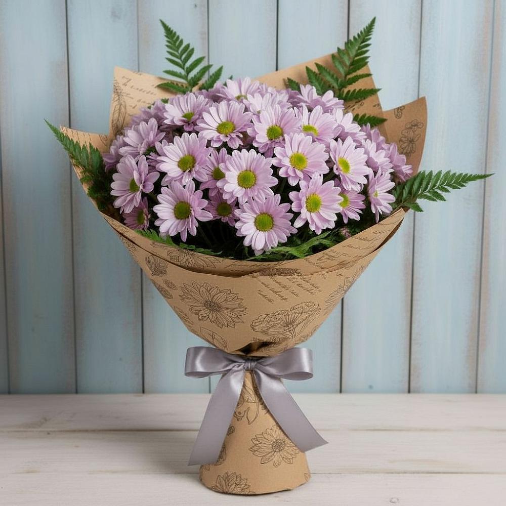 Букет цветов из: Хризантемы в Поселок имени Карла Либкнехта