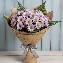 Букет цветов из:  Хризантемы в Поселок имени Карла Либкнехта