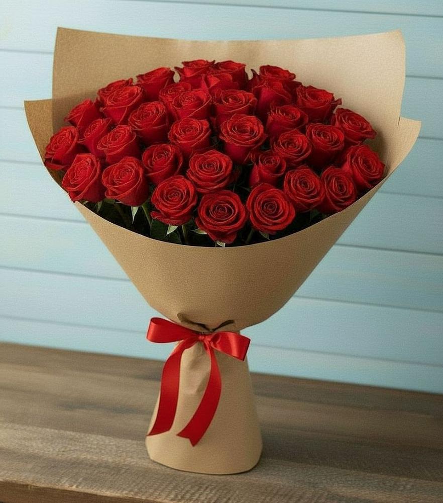 Букет Красные розы Милано в Поселок имени Карла Либкнехта