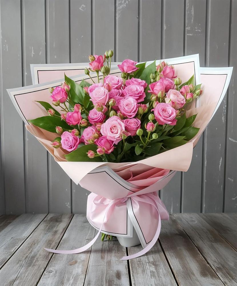 Букет Розовый кустик в Поселок имени Карла Либкнехта