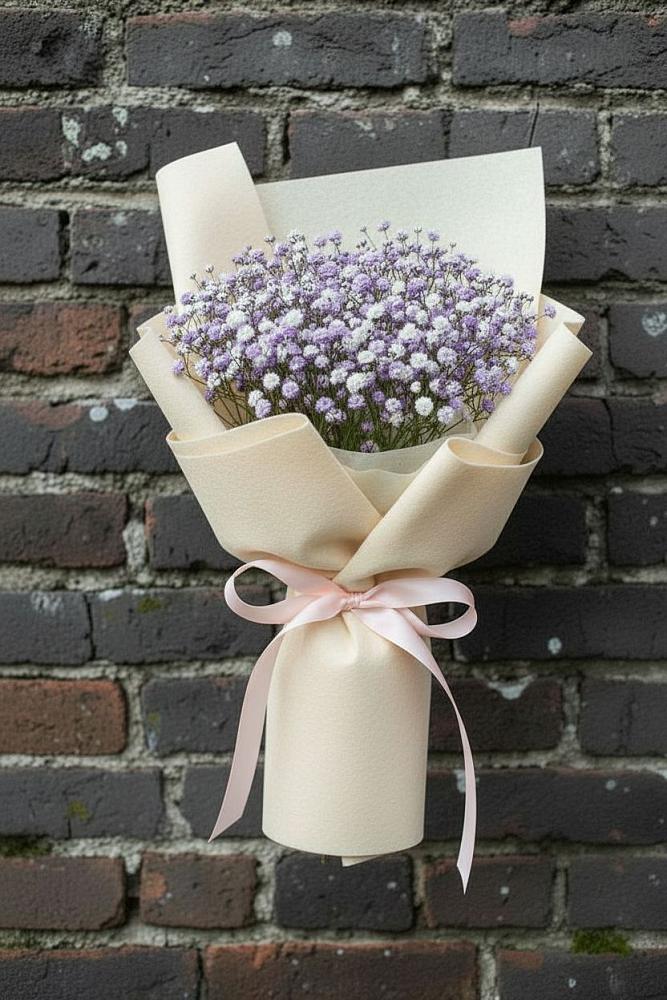 Букет цветов из: Гипсофила в Поселок имени Карла Либкнехта