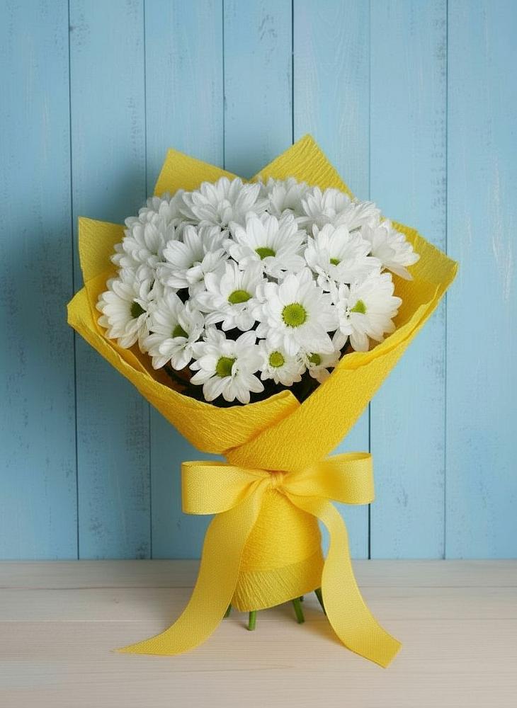 Букет цветов из: Хризантемы в Поселок имени Карла Либкнехта