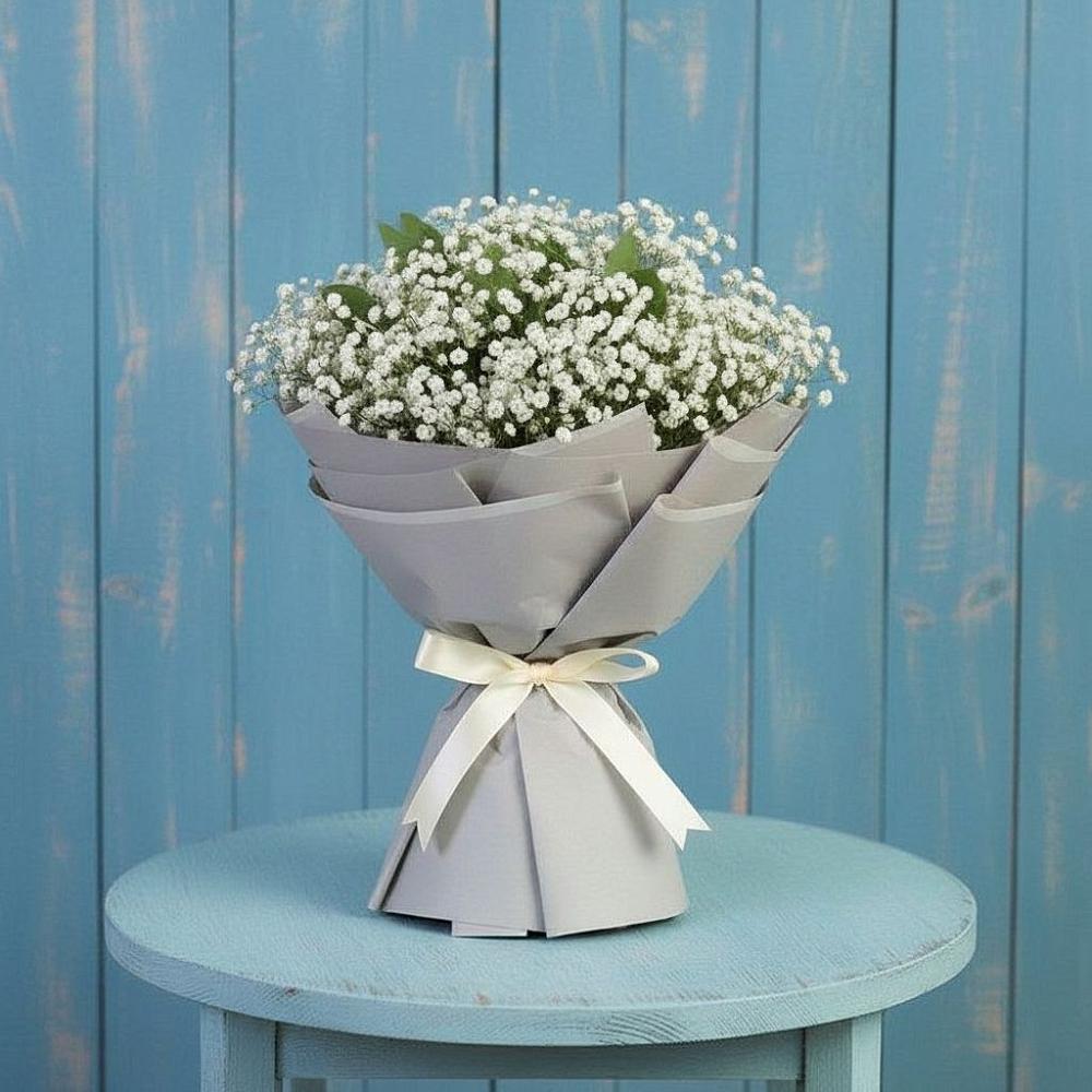 Букет цветов из: Гипсофила в Поселок имени Карла Либкнехта