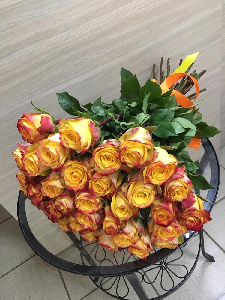Букет Желтые розы в Поселок имени Карла Либкнехта