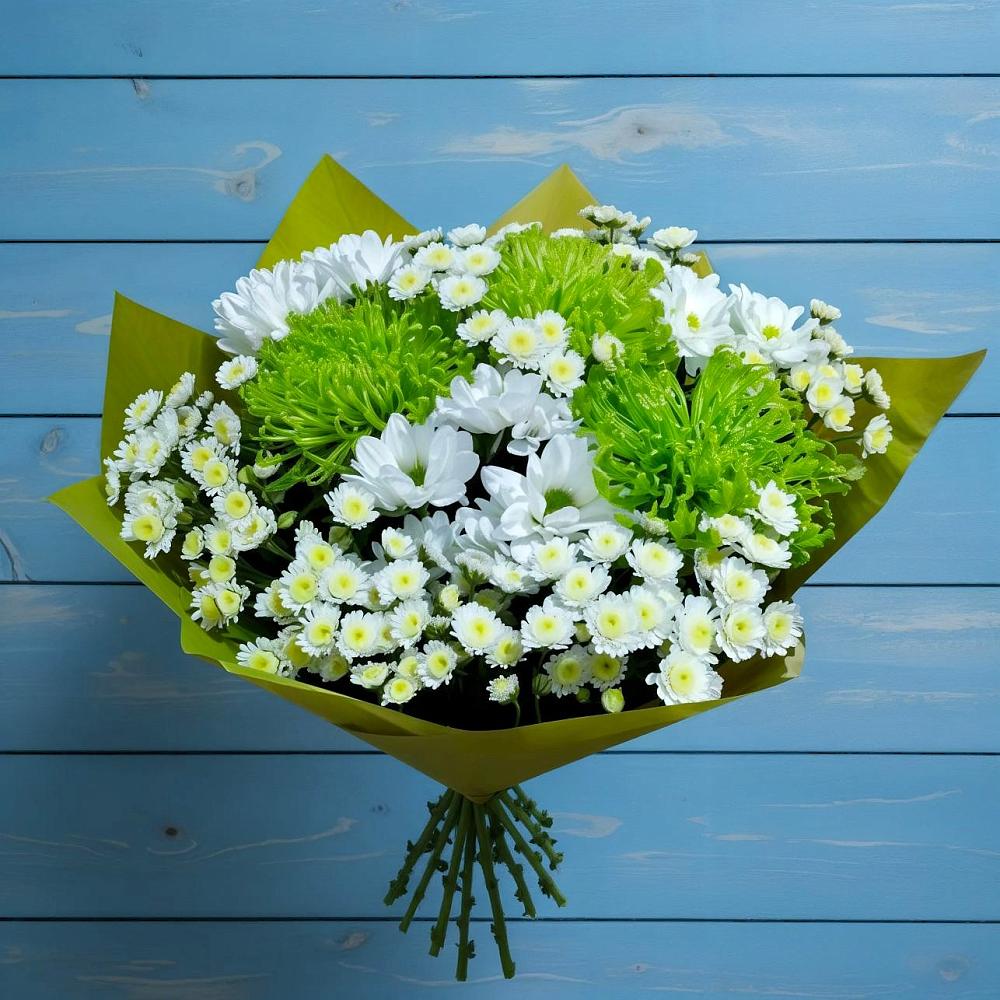 Букет цветов из: Хризантемы в Поселок имени Карла Либкнехта
