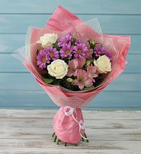 Букет цветов из:  Герберы в Поселок имени Карла Либкнехта