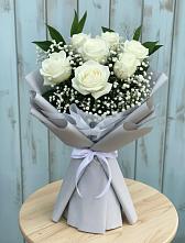 Букет цветов из:  Розы в Поселок имени Карла Либкнехта