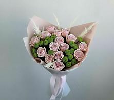Букет цветов из:  Розы и Хризантемы #REPLACE_PRED# Поселок имени Карла Либкнехта