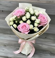 Букет цветов из:  Розы в Поселок имени Карла Либкнехта