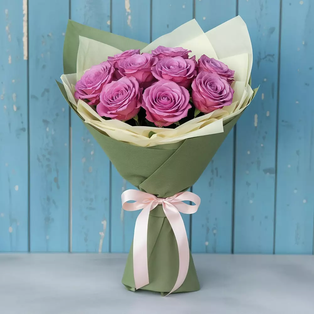 Букет Розы Фёрст Леди в Поселок имени Карла Либкнехта