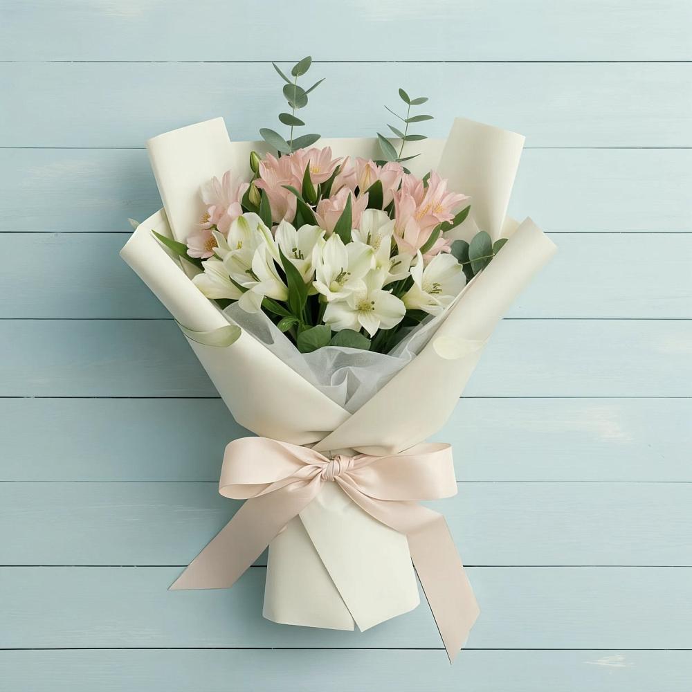 Букет цветов из: Альстромерии в Поселок имени Карла Либкнехта