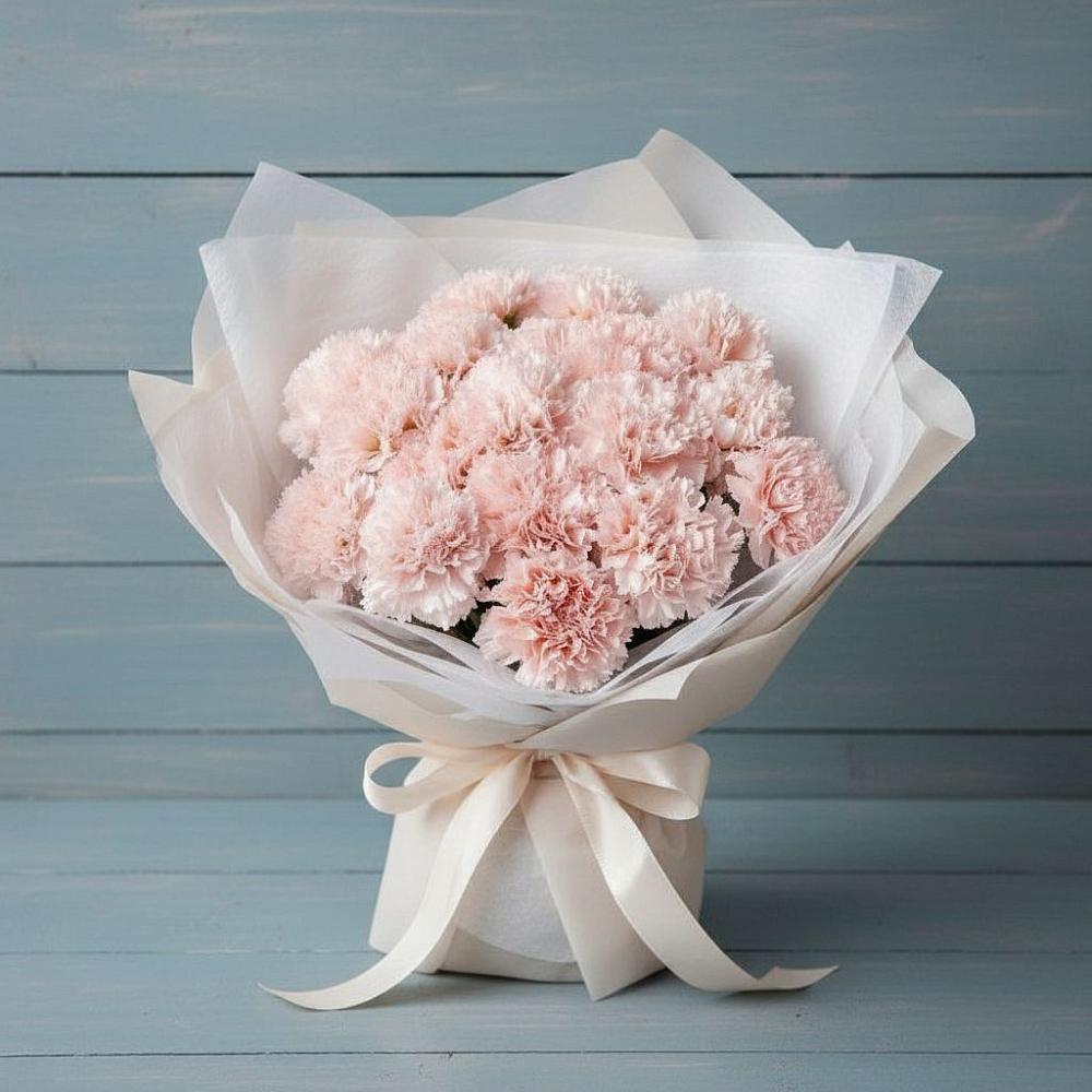 Букет цветов из: Гвоздики в Поселок имени Карла Либкнехта