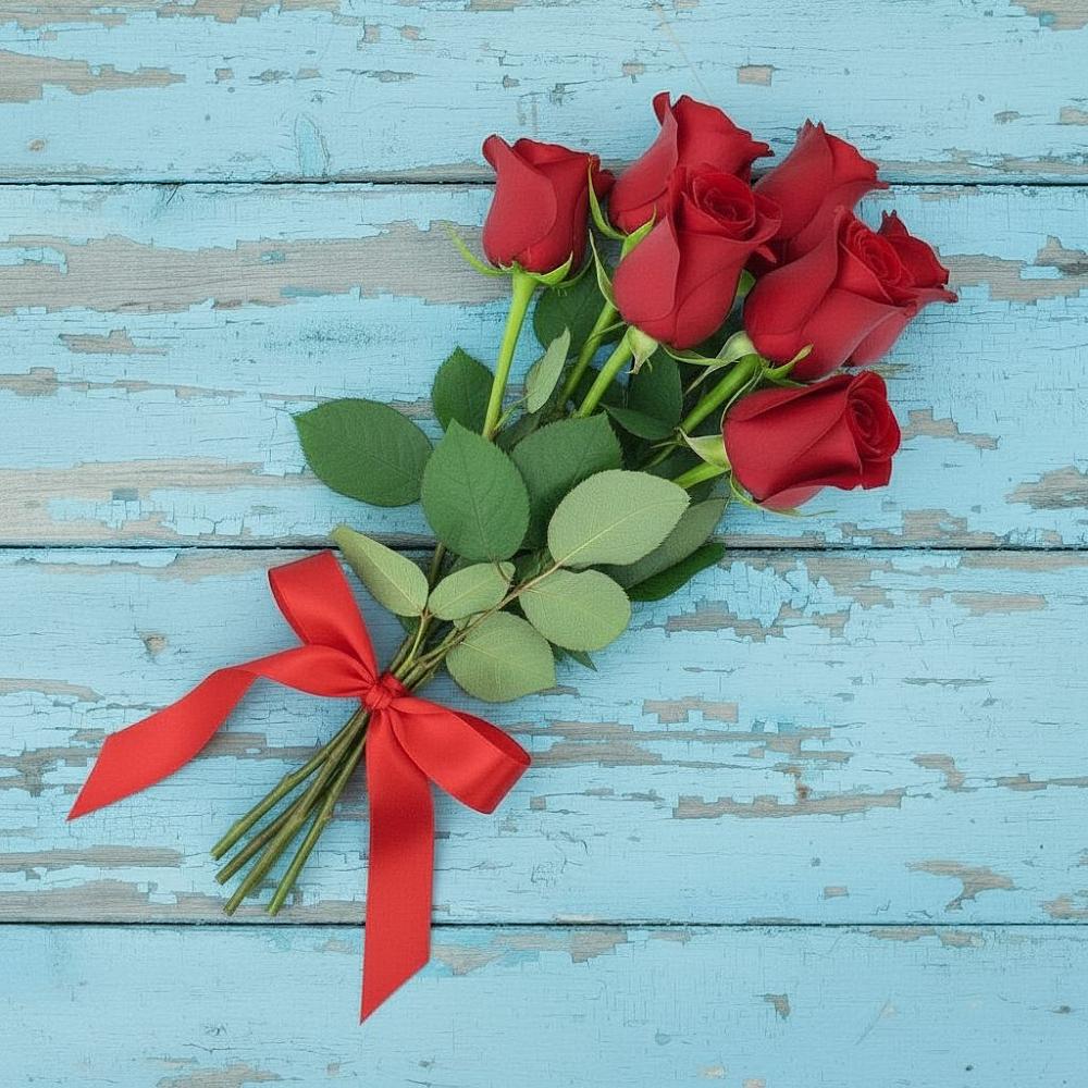 Букет Красные розы в Поселок имени Карла Либкнехта