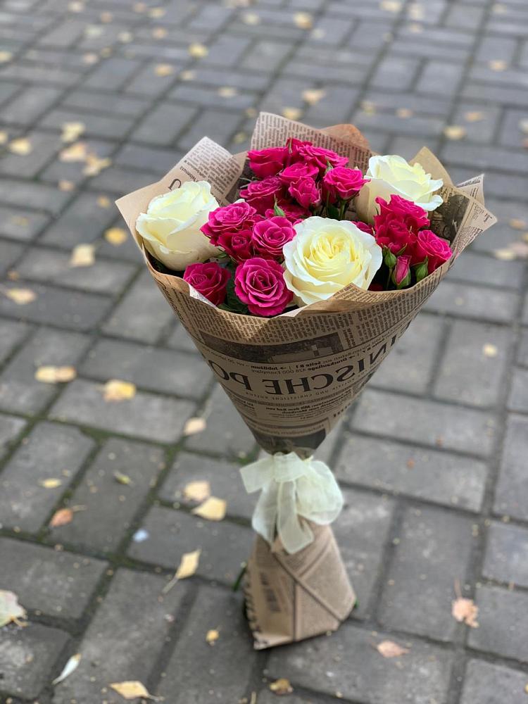 Букет цветов из: Розы в Поселок имени Карла Либкнехта