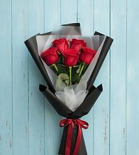Букет цветов из:  Розы в Поселок имени Карла Либкнехта