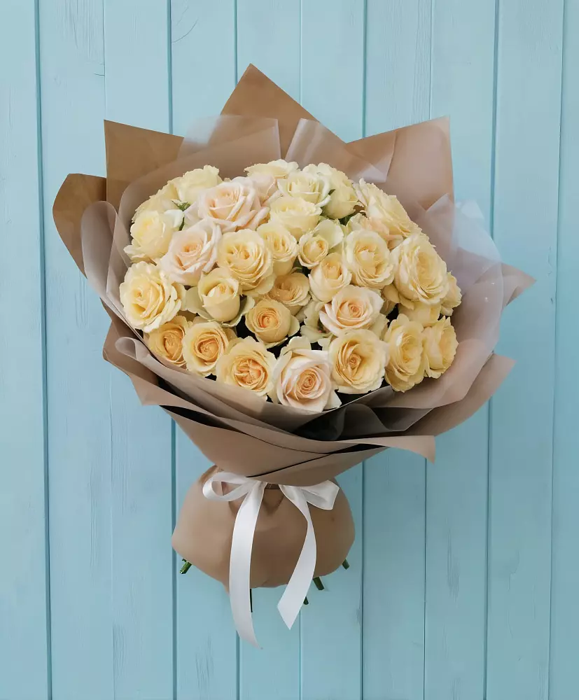 Букет Кремовое облако в Поселок имени Карла Либкнехта