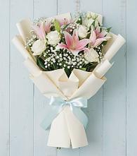 Букет цветов из:  Лилии в Поселок имени Карла Либкнехта