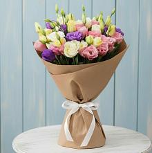 Букет цветов из:  Лизиантусы в Поселок имени Карла Либкнехта