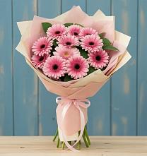 Букет цветов из:  Герберы в Поселок имени Карла Либкнехта