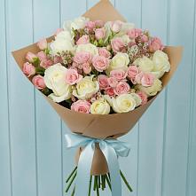 Букет цветов из:  Розы в Поселок имени Карла Либкнехта